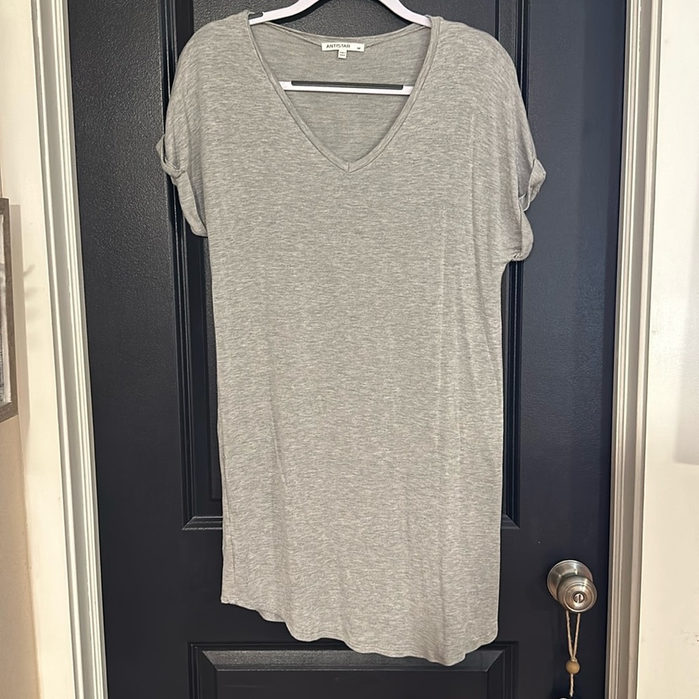 gray dress